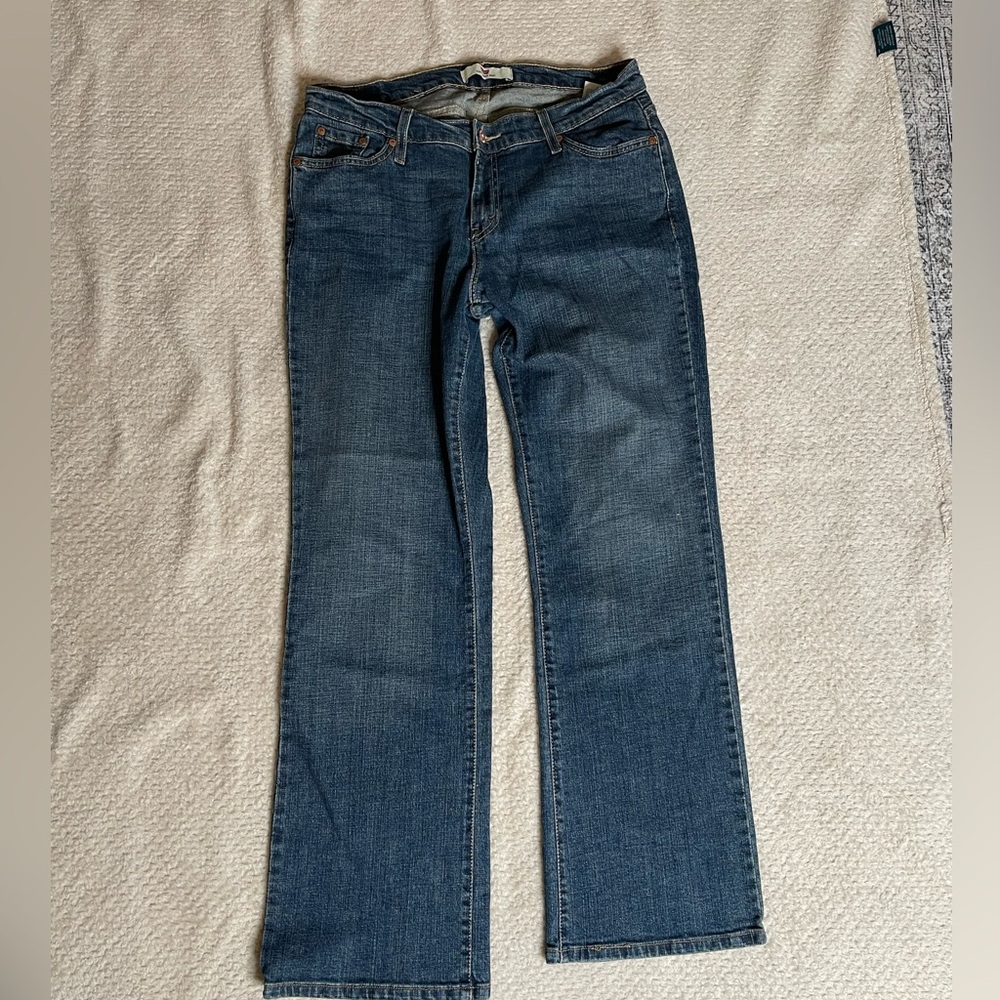 Levi's 529 Dark Blue Curvy Boot cut Women's Jeans